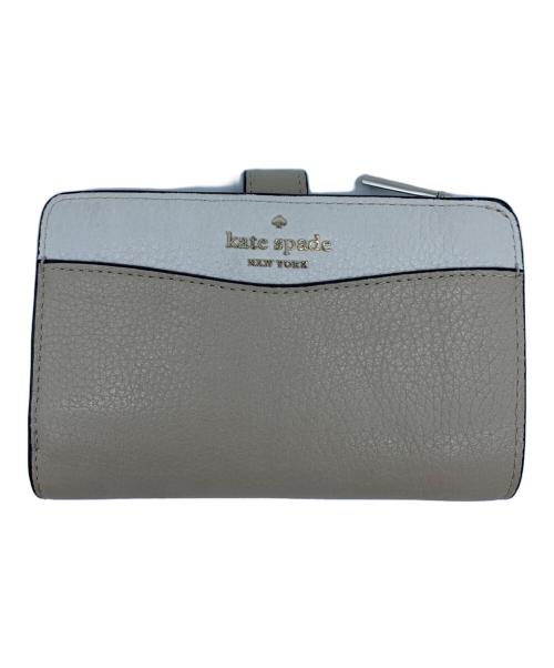 Kate Spade（ケイトスペード）Kate Spade (ケイトスペード) 2つ折り財布 ベージュの古着・服飾アイテム