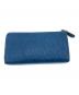 LEATHER CRAFT YOU (レザークラフト ユウ) L字ファスナー長財布 ネイビー：6000円
