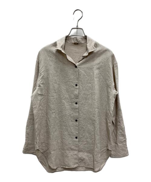 MUSE de Deuxieme Classe（ミューズ ドゥーズィエム クラス）MUSE de Deuxieme Classe (ミューズ ドゥーズィエム クラス) リネンシャツ ベージュ サイズ:ーの古着・服飾アイテム
