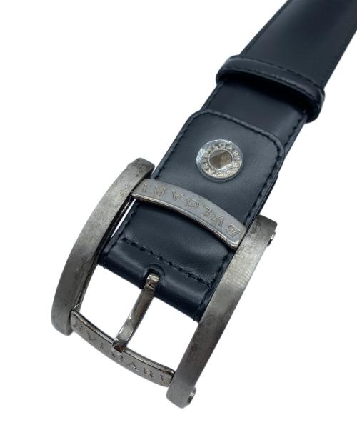 BVLGARI（ブルガリ）BVLGARI (ブルガリ) レザーベルト ブラックの古着・服飾アイテム