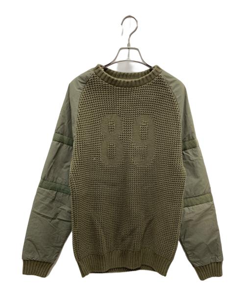 G-STAR RAW（ジースターロゥ）G-STAR RAW (ジースターロゥ) 厚手ニット オリーブ サイズ:Sの古着・服飾アイテム