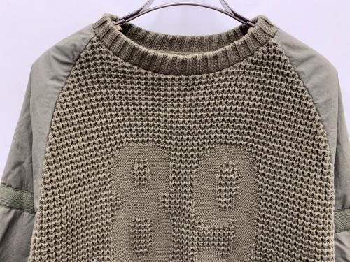 G-STAR RAW（ジースターロゥ）G-STAR RAW (ジースターロゥ) 厚手ニット オリーブ サイズ:Sの古着・服飾アイテム