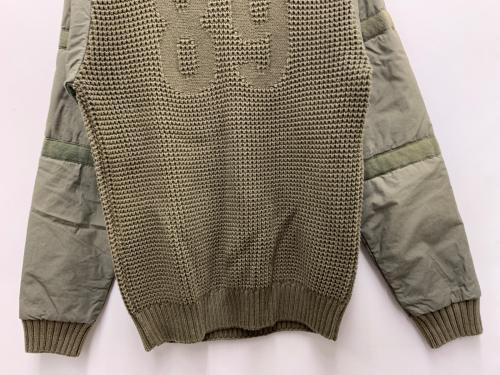 G-STAR RAW（ジースターロゥ）G-STAR RAW (ジースターロゥ) 厚手ニット オリーブ サイズ:Sの古着・服飾アイテム