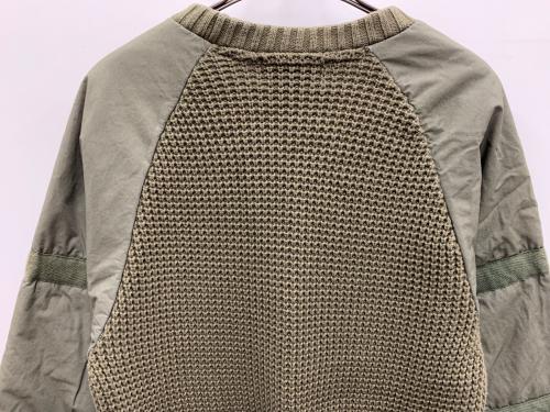G-STAR RAW（ジースターロゥ）G-STAR RAW (ジースターロゥ) 厚手ニット オリーブ サイズ:Sの古着・服飾アイテム