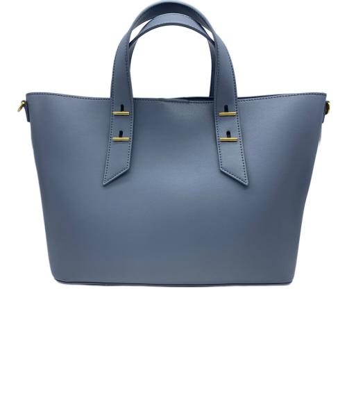 CHARLES & KEITH（チャールズアンドキース）CHARLES & KEITH (チャールズアンドキース) ダブルハンドルスラウチーバッグ スカイブルーの古着・服飾アイテム
