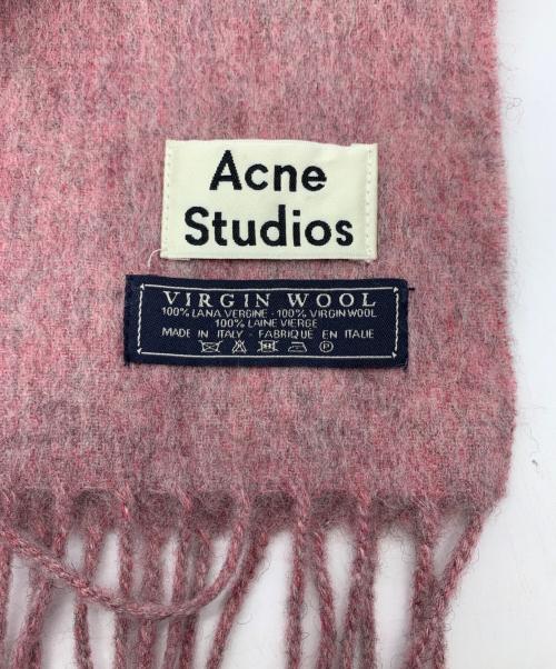 Acne studios（アクネ ストゥディオズ）ACNE STUDIOS (アクネ ストゥディオズ) ストール ピンクの古着・服飾アイテム