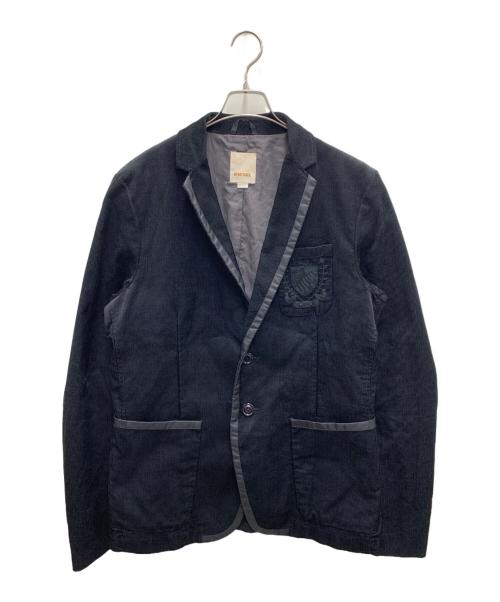 DIESEL（ディーゼル）DIESEL (ディーゼル) コーデュロイジャケット ブラック サイズ:Lの古着・服飾アイテム