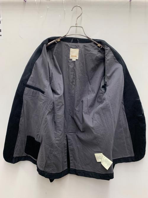 DIESEL（ディーゼル）DIESEL (ディーゼル) コーデュロイジャケット ブラック サイズ:Lの古着・服飾アイテム