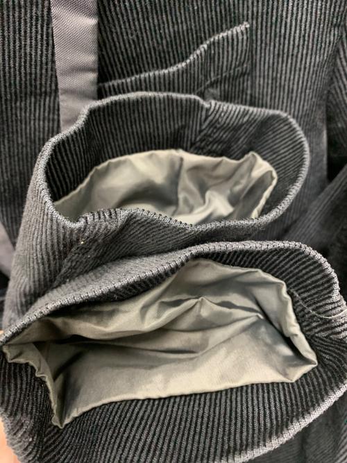 DIESEL（ディーゼル）DIESEL (ディーゼル) コーデュロイジャケット ブラック サイズ:Lの古着・服飾アイテム