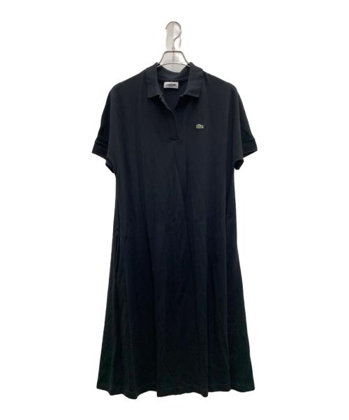 LACOSTE（ラコステ）LACOSTE (ラコステ) リラックスフィットピケポロドレス ブラック サイズ:Mの古着・服飾アイテム