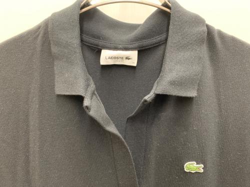 LACOSTE（ラコステ）LACOSTE (ラコステ) リラックスフィットピケポロドレス ブラック サイズ:Mの古着・服飾アイテム