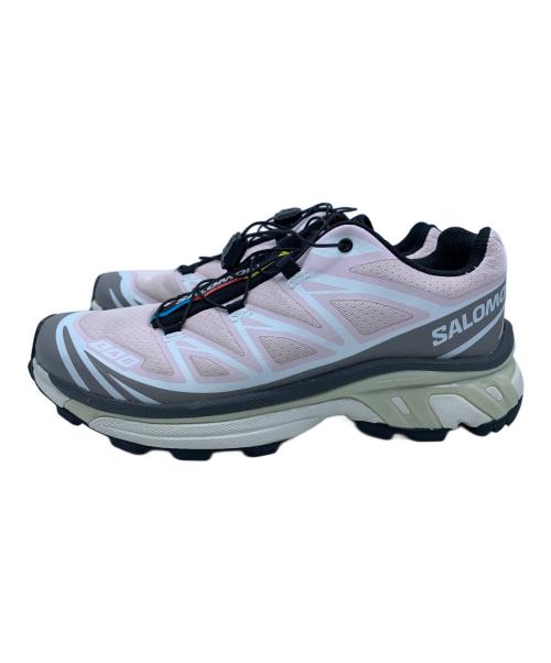 SALOMON（サロモン）SALOMON (サロモン) トレイルランニングシューズ ライトピンク×ブラック サイズ:24の古着・服飾アイテム