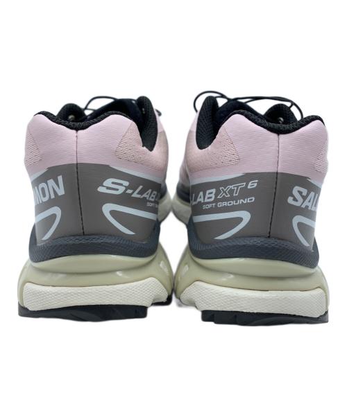 SALOMON（サロモン）SALOMON (サロモン) トレイルランニングシューズ ライトピンク×ブラック サイズ:24の古着・服飾アイテム