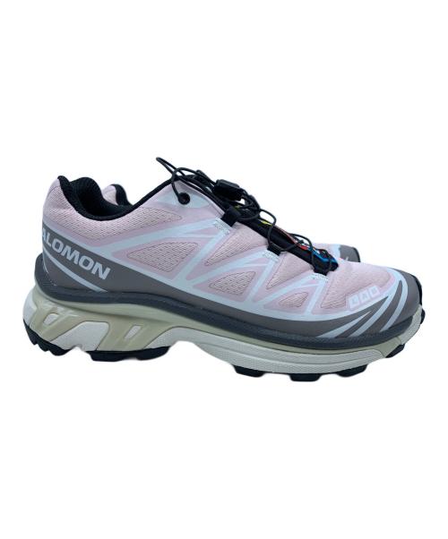 SALOMON（サロモン）SALOMON (サロモン) トレイルランニングシューズ ライトピンク×ブラック サイズ:24の古着・服飾アイテム
