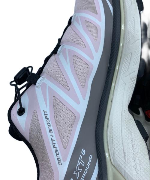 SALOMON（サロモン）SALOMON (サロモン) トレイルランニングシューズ ライトピンク×ブラック サイズ:24の古着・服飾アイテム
