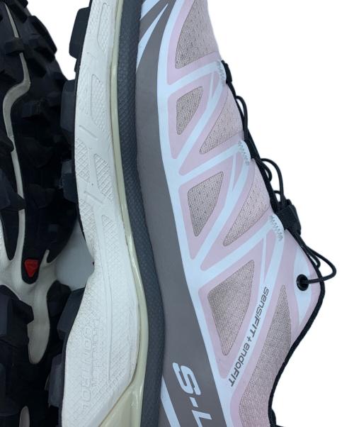 SALOMON（サロモン）SALOMON (サロモン) トレイルランニングシューズ ライトピンク×ブラック サイズ:24の古着・服飾アイテム