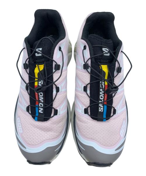 SALOMON（サロモン）SALOMON (サロモン) トレイルランニングシューズ ライトピンク×ブラック サイズ:24の古着・服飾アイテム