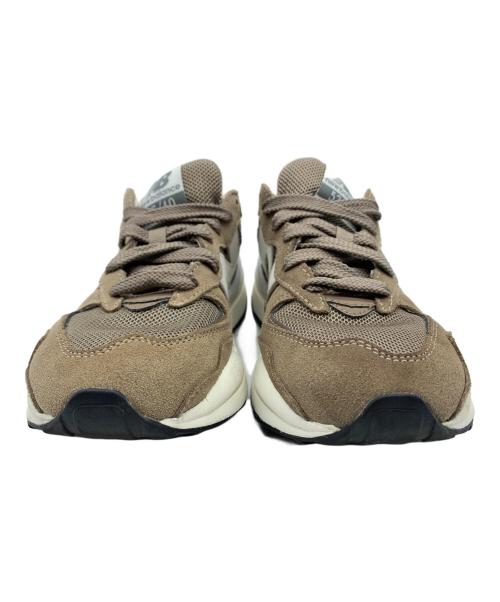 NEW BALANCE（ニューバランス）NEW BALANCE (ニューバランス) ローカットスニーカー ブラウン×ホワイト サイズ:24の古着・服飾アイテム