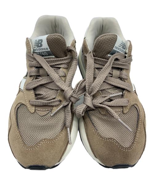 NEW BALANCE（ニューバランス）NEW BALANCE (ニューバランス) ローカットスニーカー ブラウン×ホワイト サイズ:24の古着・服飾アイテム