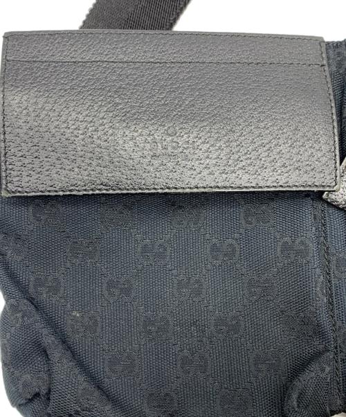 GUCCI（グッチ）GUCCI (グッチ) ウエストポーチ ブラックの古着・服飾アイテム