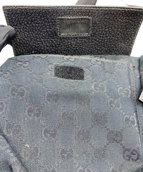 GUCCI（グッチ）GUCCI (グッチ) ウエストポーチ ブラックの古着・服飾アイテム