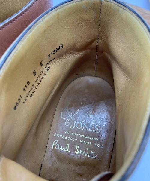 Crockett & Jones（クロケット＆ジョーンズ）Crockett & Jones (クロケット＆ジョーンズ) Paul Smith (ポールスミス) チャッカーブーツ ブラウン サイズ:8の古着・服飾アイテム