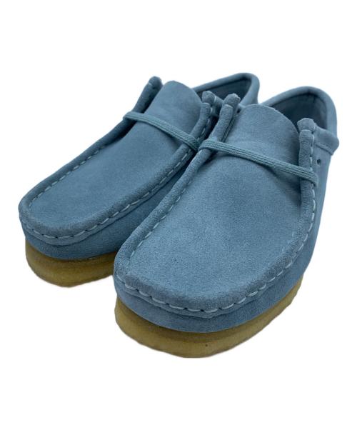 CLARKS ORIGINALS（クラークス オリジナルズ）Clarks Originals (クラークス オリジナルズ) ワラビーブーツ スカイブルー サイズ:23.5の古着・服飾アイテム