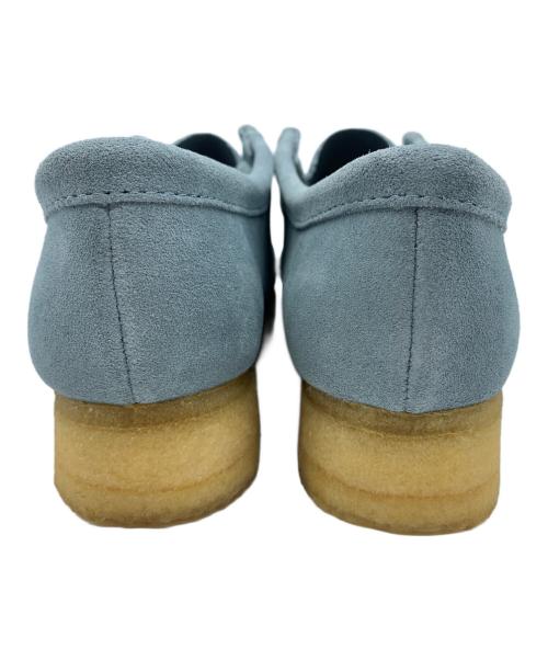 CLARKS ORIGINALS（クラークス オリジナルズ）Clarks Originals (クラークス オリジナルズ) ワラビーブーツ スカイブルー サイズ:23.5の古着・服飾アイテム