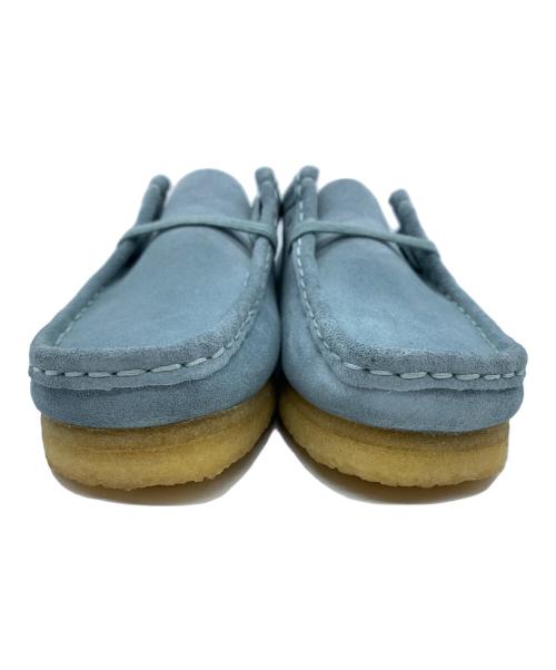 CLARKS ORIGINALS（クラークス オリジナルズ）Clarks Originals (クラークス オリジナルズ) ワラビーブーツ スカイブルー サイズ:23.5の古着・服飾アイテム