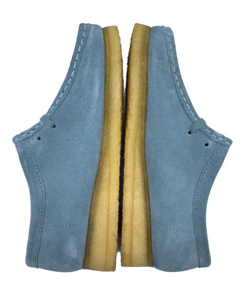 CLARKS ORIGINALS（クラークス オリジナルズ）Clarks Originals (クラークス オリジナルズ) ワラビーブーツ スカイブルー サイズ:23.5の古着・服飾アイテム