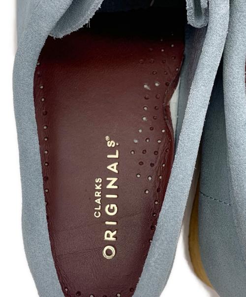 CLARKS ORIGINALS（クラークス オリジナルズ）Clarks Originals (クラークス オリジナルズ) ワラビーブーツ スカイブルー サイズ:23.5の古着・服飾アイテム