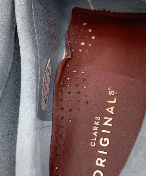 CLARKS ORIGINALS（クラークス オリジナルズ）Clarks Originals (クラークス オリジナルズ) ワラビーブーツ スカイブルー サイズ:23.5の古着・服飾アイテム