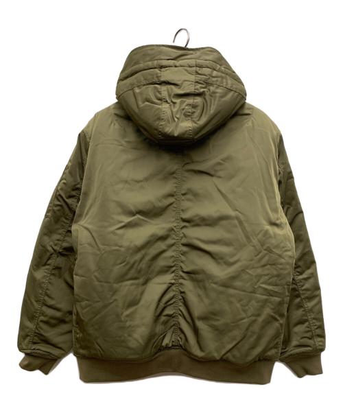 AVIREX（アヴィレックス）AVIREX (アヴィレックス) ミリタリーフーディ―ジャケット オリーブ サイズ:2XL 未使用品の古着・服飾アイテム