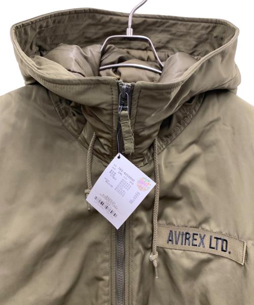 AVIREX（アヴィレックス）AVIREX (アヴィレックス) ミリタリーフーディ―ジャケット オリーブ サイズ:2XL 未使用品の古着・服飾アイテム