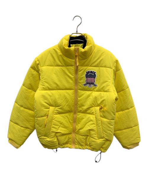 AVIREX（アヴィレックス）AVIREX (アヴィレックス) 中綿ジャケット イエロー サイズ:M 未使用品の古着・服飾アイテム