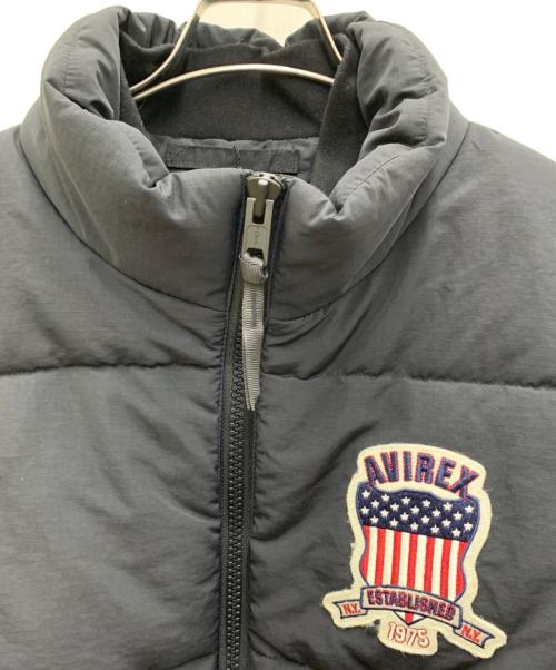 AVIREX（アヴィレックス）AVIREX (アヴィレックス) 中綿ジャケット ブラック サイズ:XL 未使用品の古着・服飾アイテム