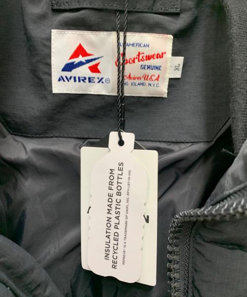 AVIREX（アヴィレックス）AVIREX (アヴィレックス) 中綿ジャケット ブラック サイズ:XL 未使用品の古着・服飾アイテム
