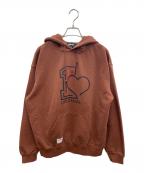 Schottショット）の古着「プルオーバーパーカー」｜ブラウン