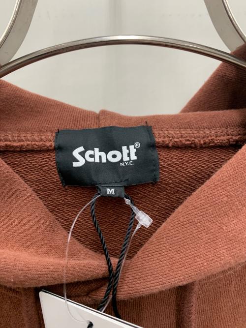 Schott（ショット）Schott (ショット) プルオーバーパーカー ブラウン サイズ:M 未使用品の古着・服飾アイテム