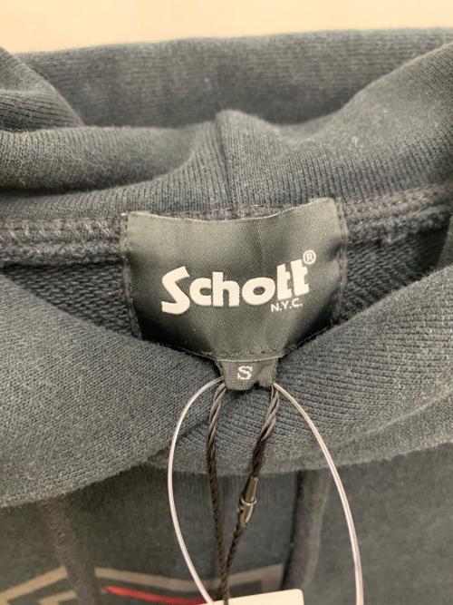 Schott（ショット）Schott (ショット) プルオーバーパーカー ブラック サイズ:S 未使用品の古着・服飾アイテム