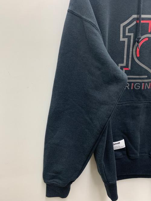 Schott（ショット）Schott (ショット) プルオーバーパーカー ブラック サイズ:S 未使用品の古着・服飾アイテム