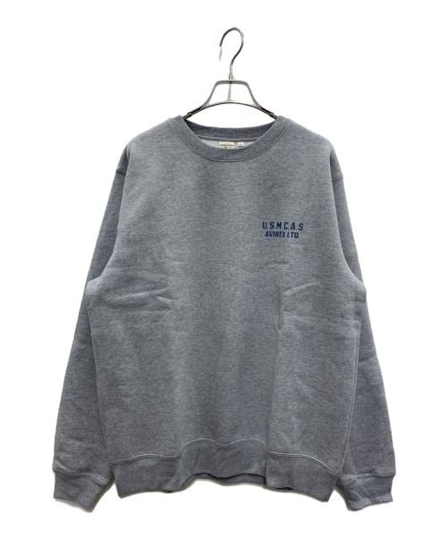 AVIREX（アヴィレックス）AVIREX (アヴィレックス) スウェット グレー サイズ:XL 未使用品の古着・服飾アイテム