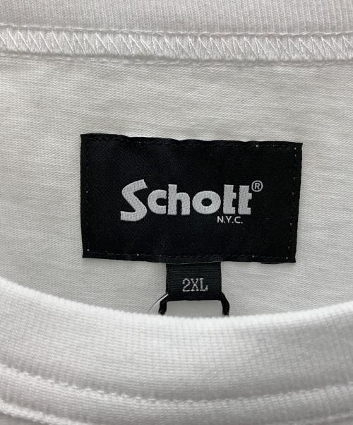 Schott NYC（ショット NYC）Schott NYC (ショット NYC) 長袖カットソー ホワイト サイズ:2XL 未使用品の古着・服飾アイテム
