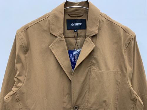 AVIREX（アヴィレックス）AVIREX (アヴィレックス) テーラードジャケット ブラウン サイズ:M 未使用品の古着・服飾アイテム