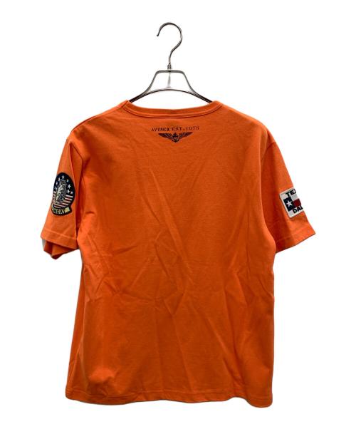 AVIREX（アヴィレックス）AVIREX (アヴィレックス) 半袖カットソー オレンジ サイズ:L 未使用品の古着・服飾アイテム