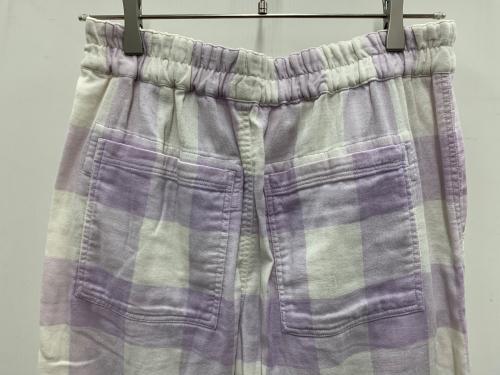 AVIREX（アヴィレックス）AVIREX (アヴィレックス) パンツ ホワイト×パープル サイズ:F 未使用品の古着・服飾アイテム