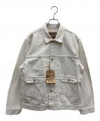 MOANDMO CLOTHING×AVIREXモーアンドモークロージング×アヴィレックス）の古着「デニムジャケット」｜ベージュ