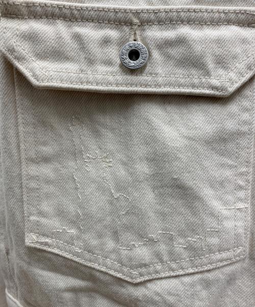 MOANDMO CLOTHING（モーアンドモークロージング）MOANDMO CLOTHING (モーアンドモークロージング) AVIREX (アヴィレックス) デニムジャケット ベージュ サイズ:XL 未使用品の古着・服飾アイテム