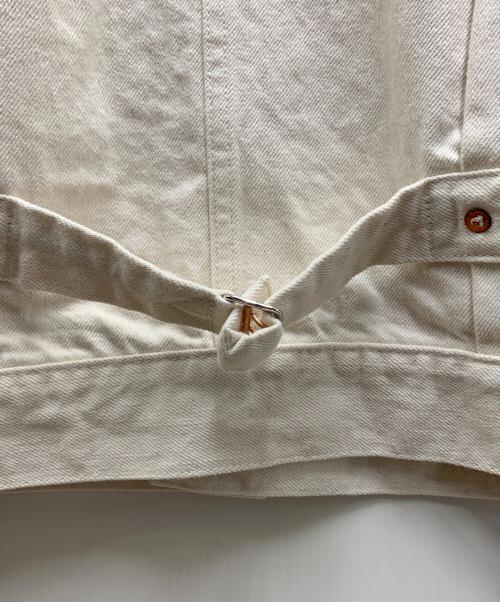 MOANDMO CLOTHING（モーアンドモークロージング）MOANDMO CLOTHING (モーアンドモークロージング) AVIREX (アヴィレックス) デニムジャケット ベージュ サイズ:XL 未使用品の古着・服飾アイテム
