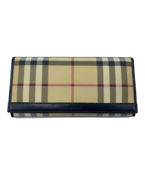 BURBERRY（バーバリー）BURBERRY (バーバリー) 長財布 ベージュの古着・服飾アイテム